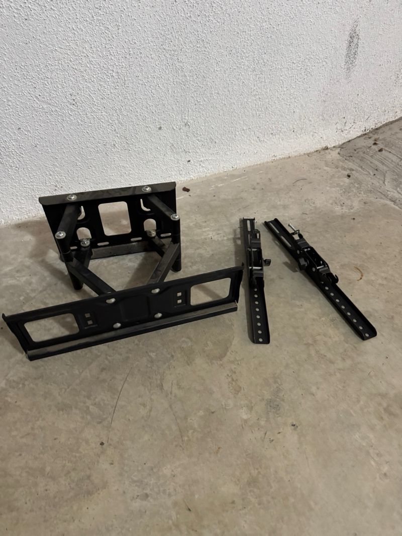 Soporte TV Pared Negro afbeelding 2
