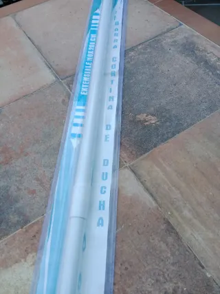 Barra extensible para cortina de ducha 110x200cms