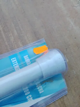 Barra extensible para cortina de ducha 110x200cms