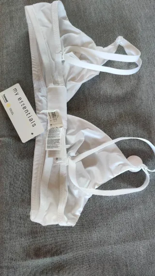 Sujetador Honest blanco nuevo con etiqueta