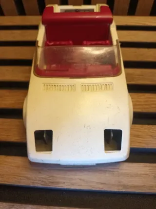 Lote Playmobil Coche Rojo y Blanco