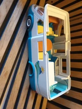 Lote Playmobil Coche Rojo y Blanco