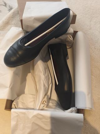 Bailarinas Chanel Negras Talla 40