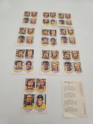 Cromos Mundial 1974 Suecia Fher Lote