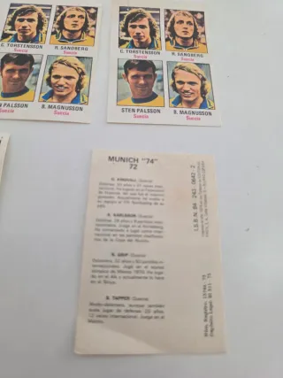 Cromos Mundial 1974 Suecia Fher Lote