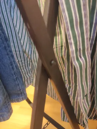 Galán de noche madera y metal