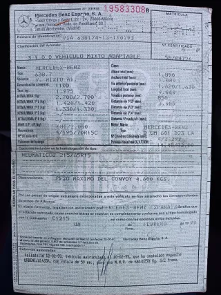 Mercedes-Benz Vito 1999