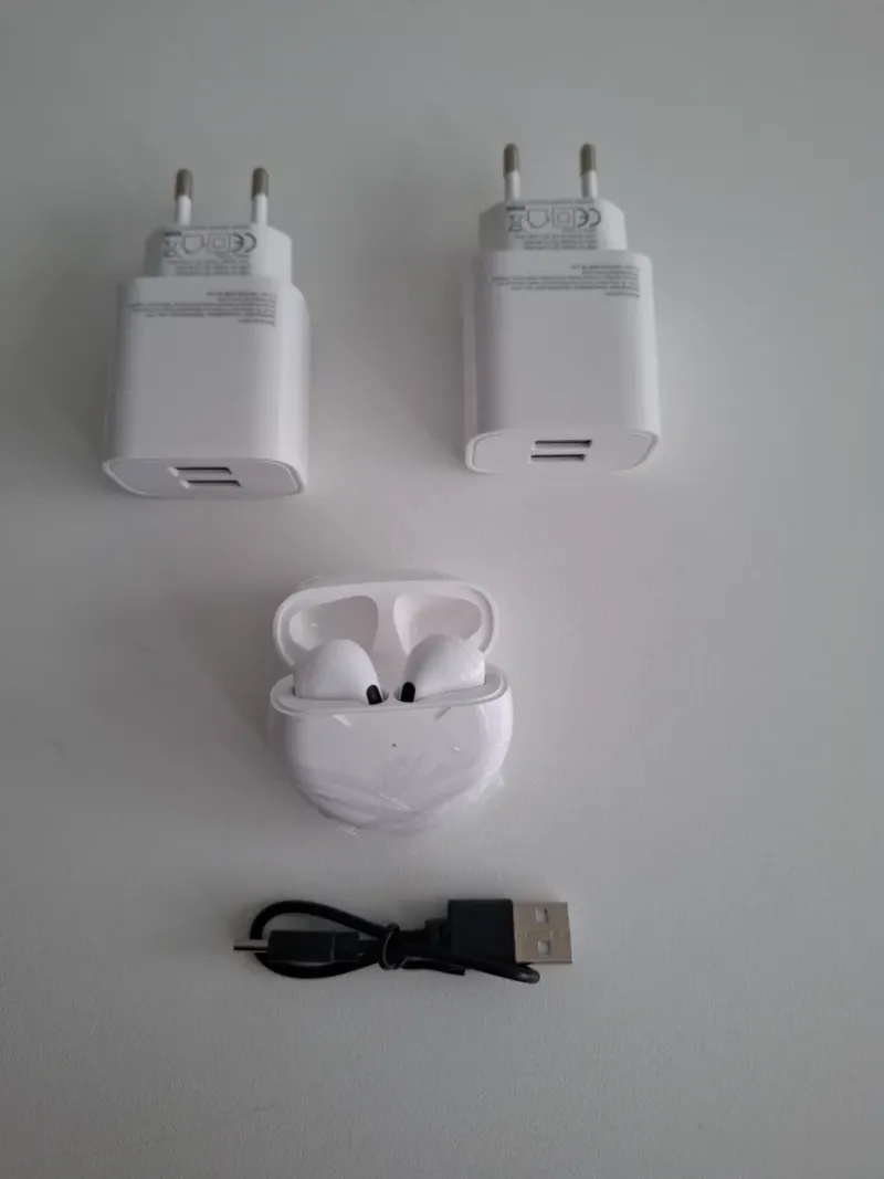 2 Cargadores 2USB 12W+Auriculares 14e
