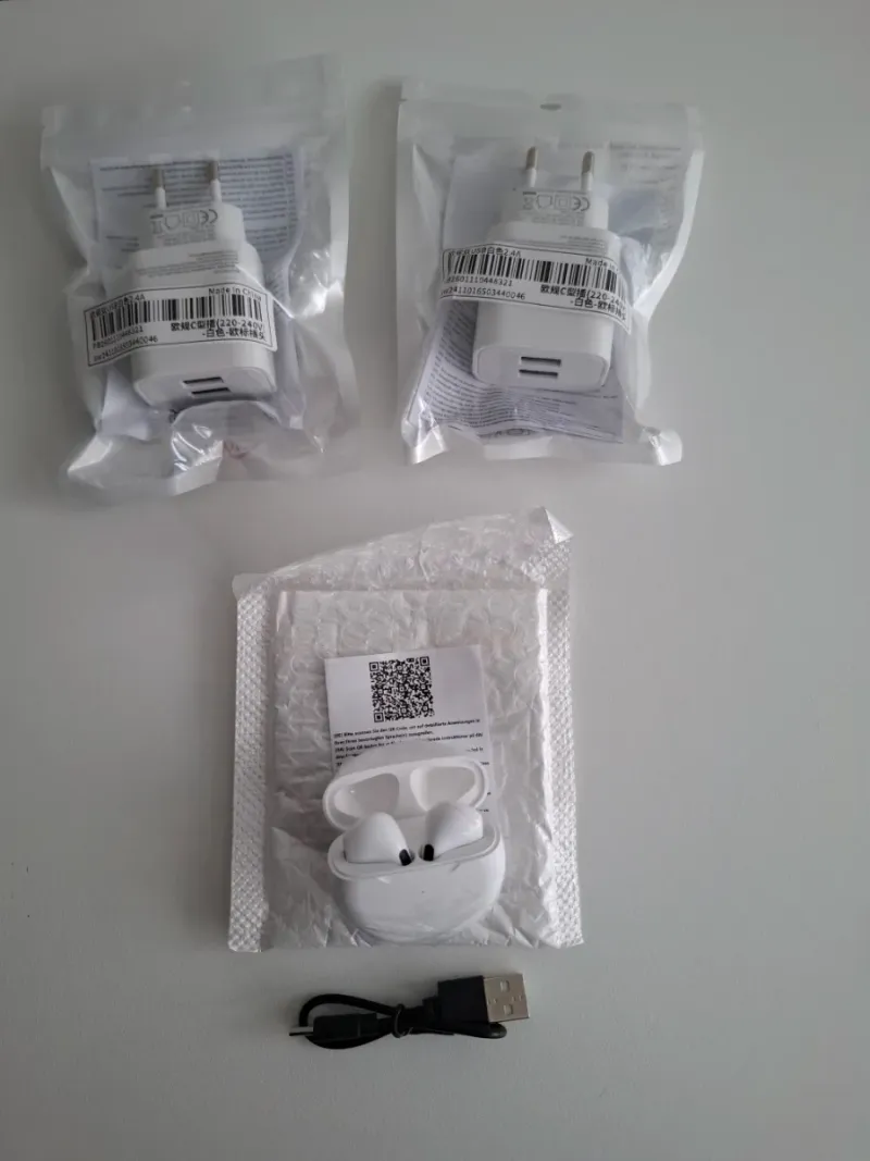 2 Cargadores 2USB 12W+Auriculares 14e afbeelding 3