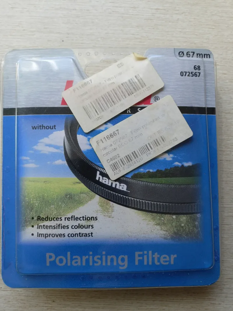 Lote 4 filtros fotografía y parasol 67mm afbeelding 3