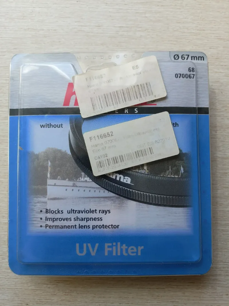 Lote 4 filtros fotografía y parasol 67mm afbeelding 5