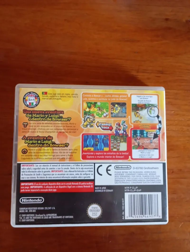 Mario & Luigi Viaje al Centro de Bowser DS afbeelding 2