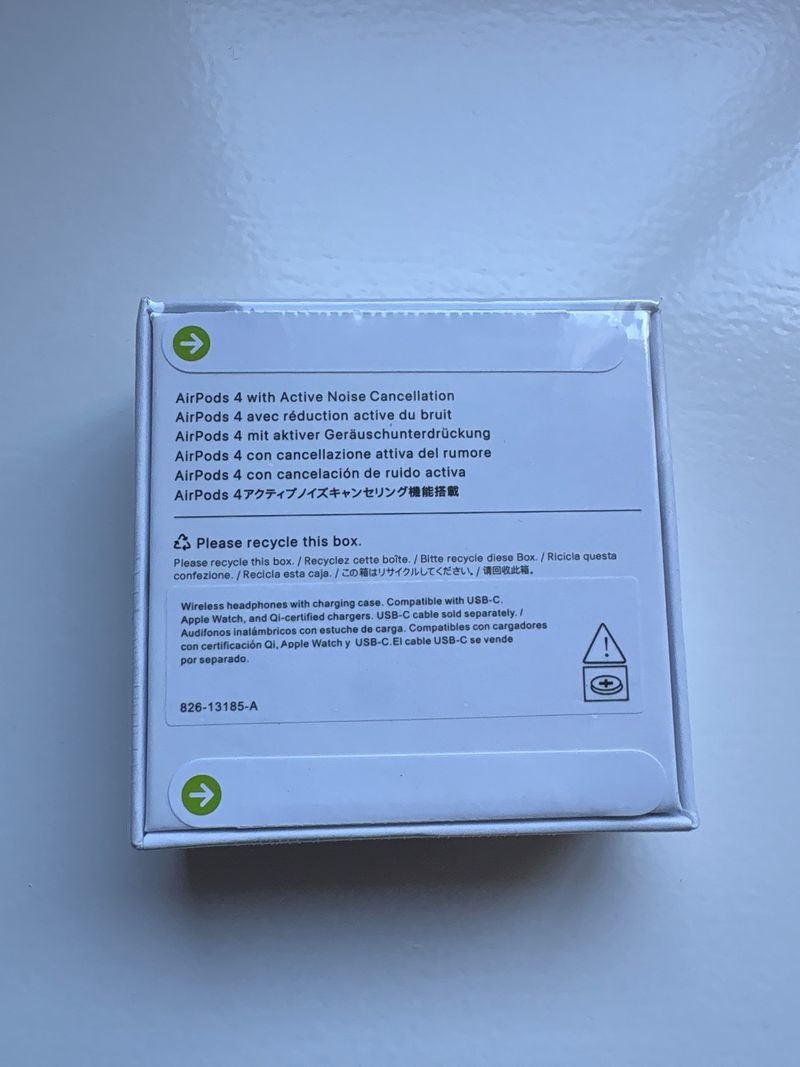Auriculares inalámbricos Apple Airpods 4 blancos afbeelding 2