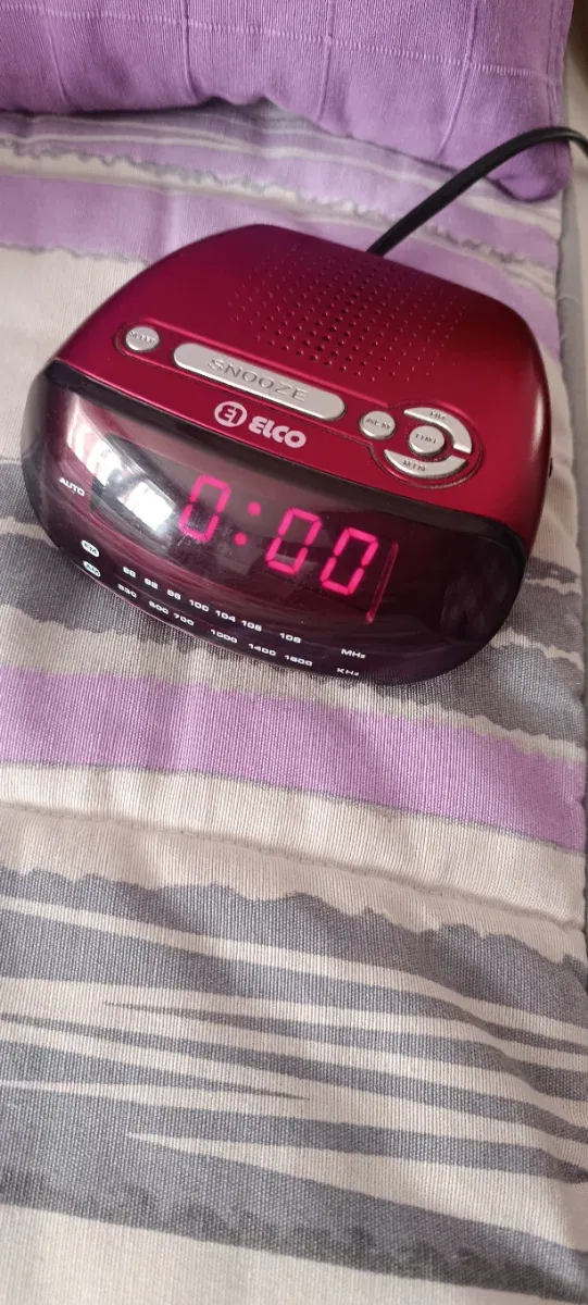 Reloj radio - despertador Elco digital mesilla afbeelding 2