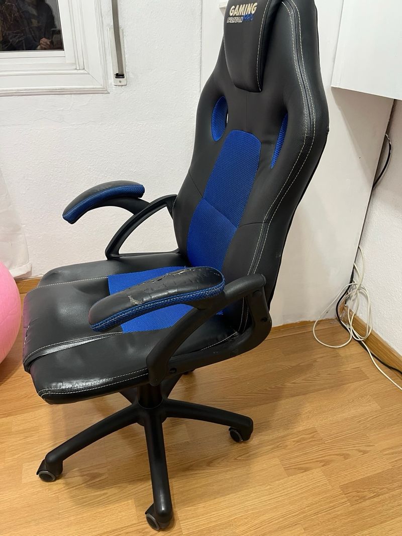 Silla Gaming Pro Azul afbeelding 3