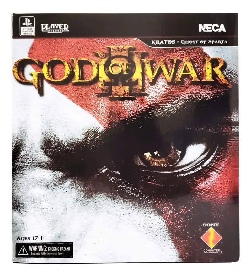 Figura Acción God Of War Kratos Ghost Sparta NECA