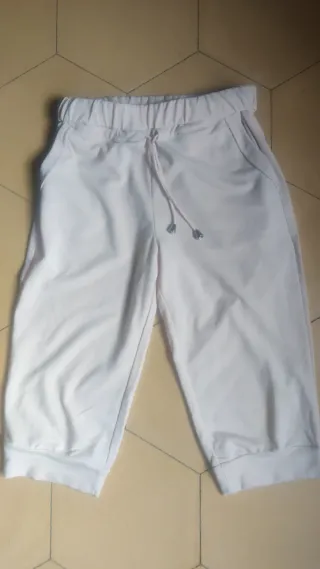 Pantalón de yoga beige para mujer