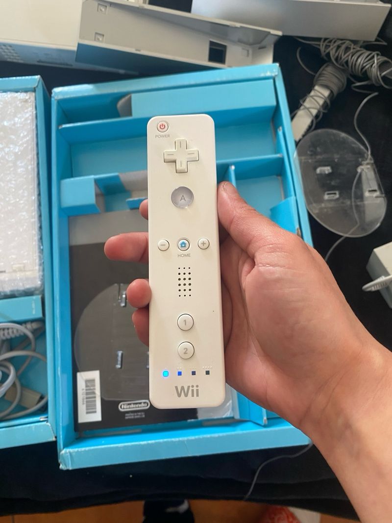 Nintendo Wii Blanca Completa Caja Original afbeelding 9