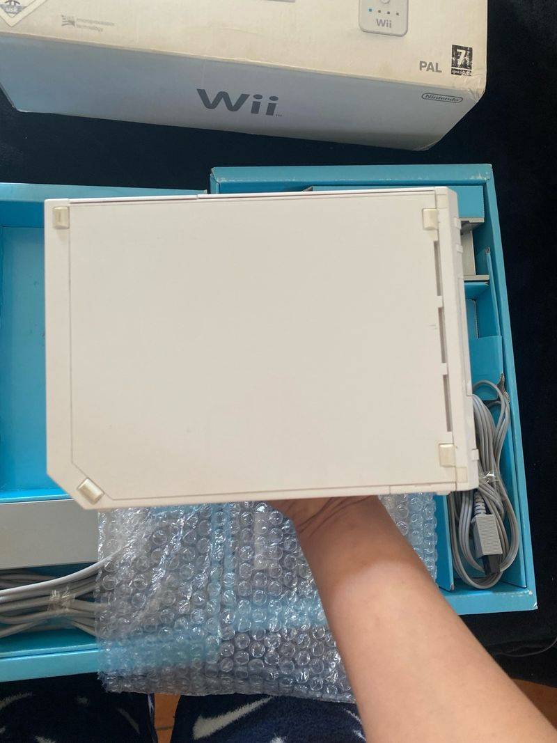 Nintendo Wii Blanca Completa Caja Original afbeelding 7