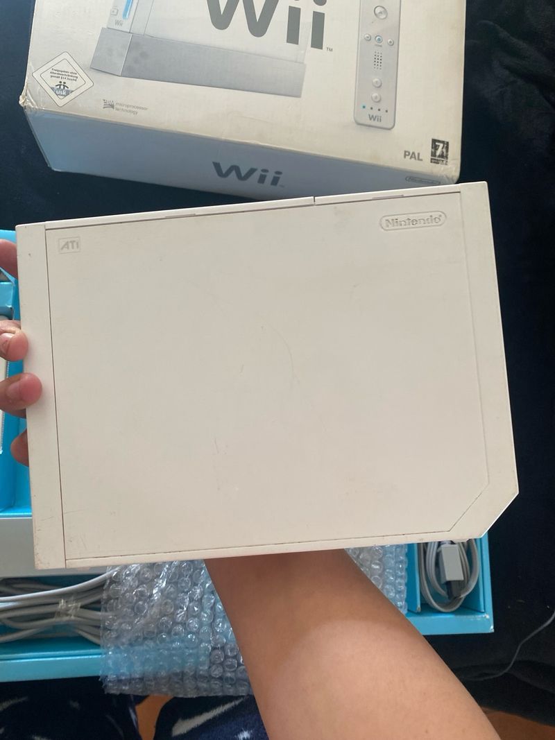 Nintendo Wii Blanca Completa Caja Original afbeelding 8
