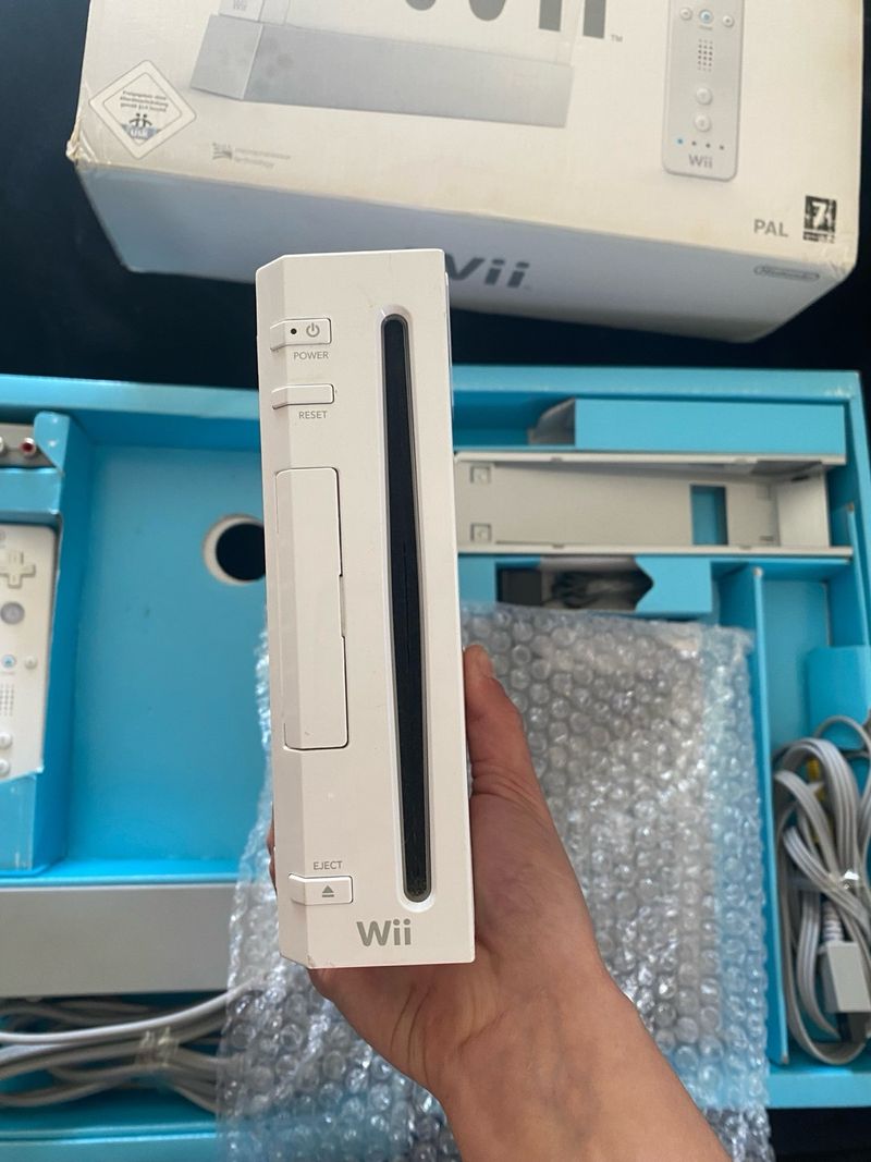 Nintendo Wii Blanca Completa Caja Original afbeelding 6