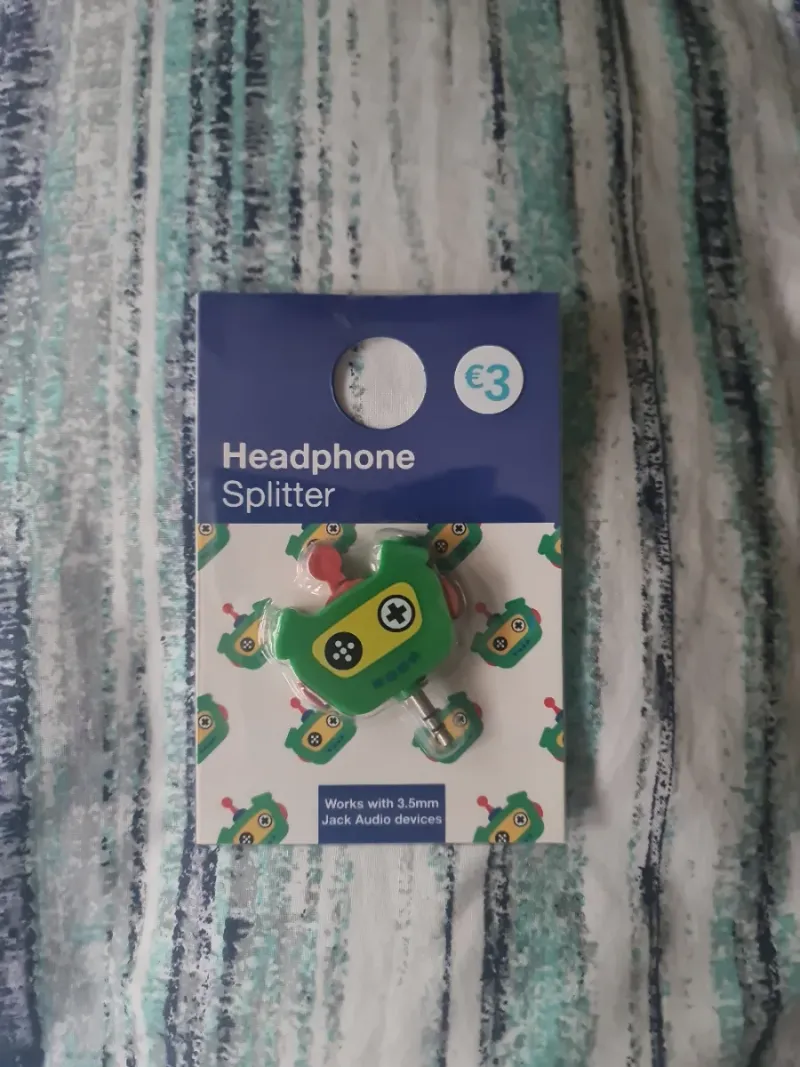 Divisor de Auriculares Verde