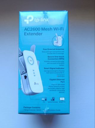 PRECINTADO. TP-Link RE650 AC2600 Extensor WiFi.