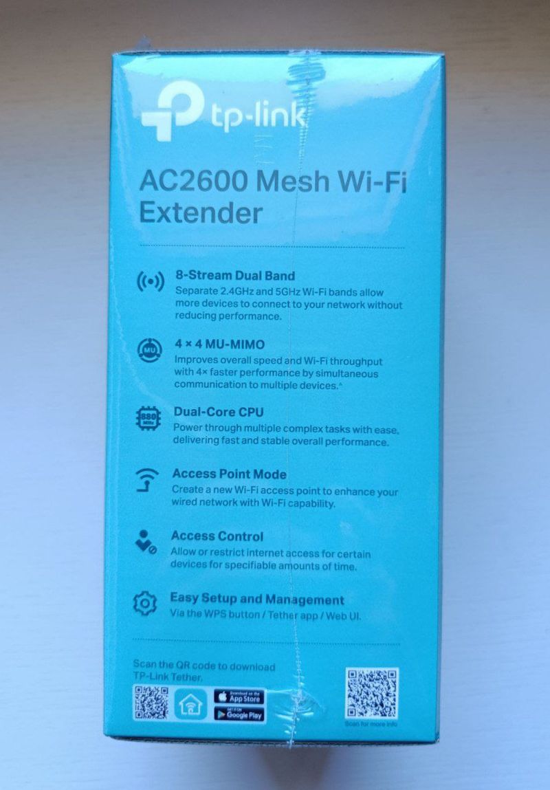 PRECINTADO. TP-Link RE650 AC2600 Extensor WiFi. afbeelding 4