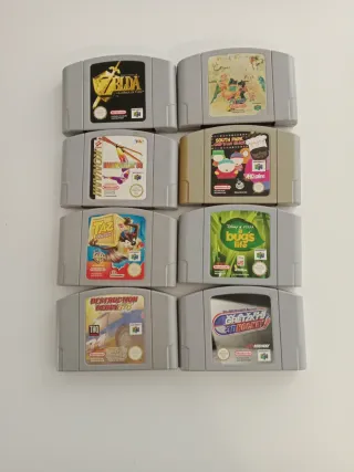 Lote 8 Videojuegos Nintendo N64