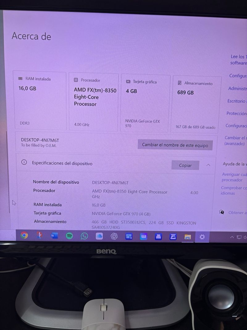 Ordenador PC sobremesa Windows 10/11 afbeelding 2