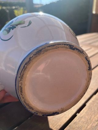 Jarra cerámica portuguesa antigua