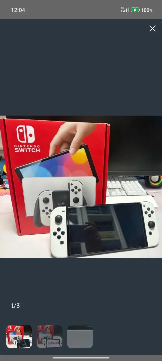 Nintendo Switch OLED Blanca y Negra
