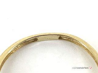 anillo oro 18k con piedra con circonita