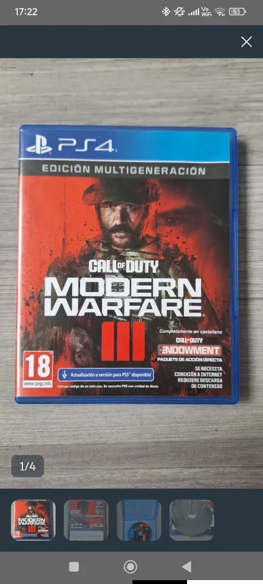 Call of Duty Modern Warfare III PS4 Edición Multig