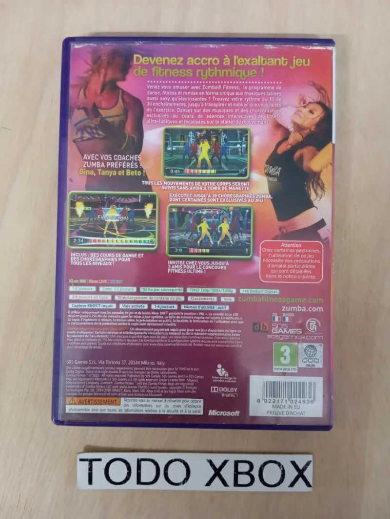 Zumba Fitness Xbox 360 Kinect afbeelding 2