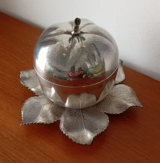 AZUCARERO DE METAL PLATEADO