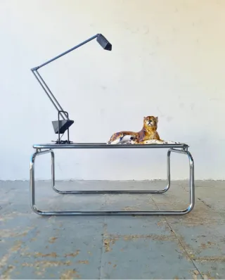 Mesa de centro Space Age. Vintage, 70s.