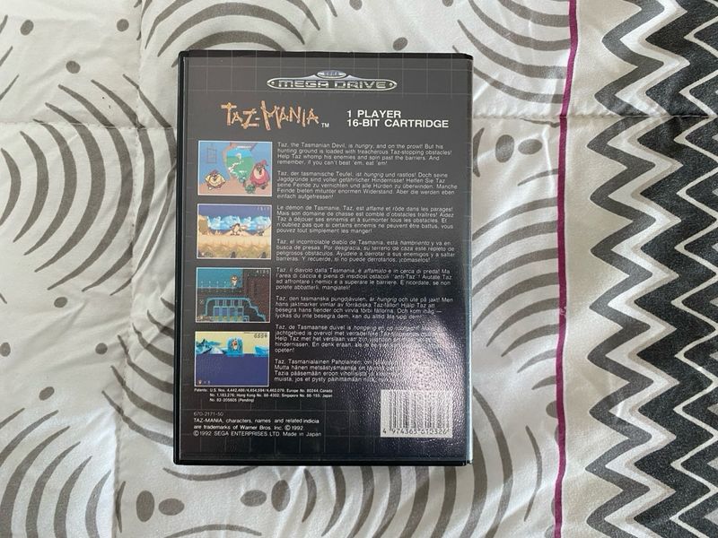 Tazmania Mega Drive Cartucho y Manual afbeelding 6