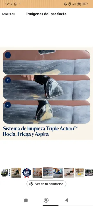 Aspiradora Bissell SpotClean Pet Pro