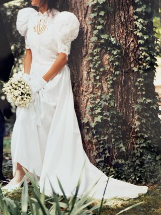 Vestido de Novia Blanco Encaje