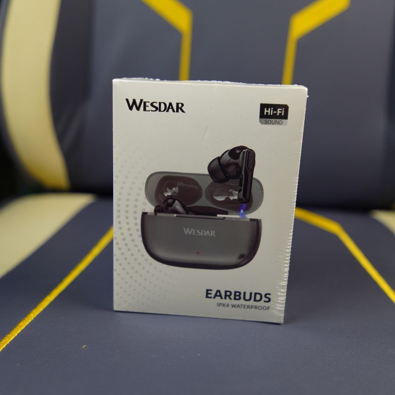 Auriculares inalámbricos Wesdar negros/grises