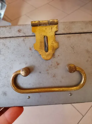 Cassetta sicurezza cavo vintage