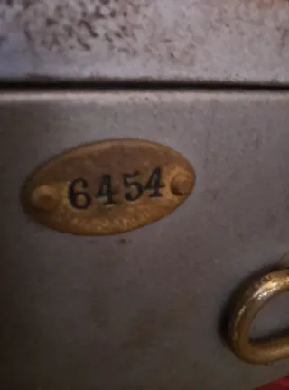 Cassetta sicurezza cavo vintage