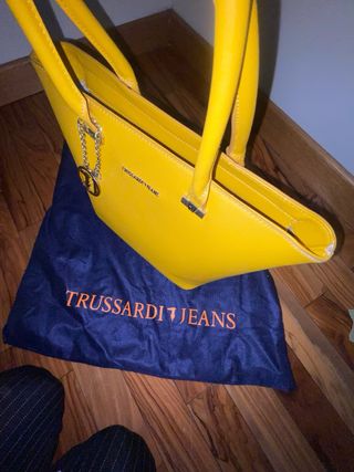Borsa Trussardi Jeans Gialla