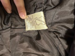 Cazadora Bomber Piel Vintage Marrón