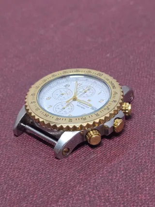 Reloj Breil Midway Z786 Cronógrafo Dorado/Plateado