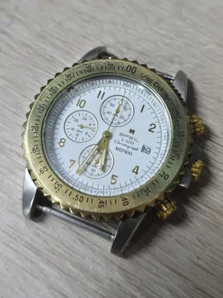 Reloj Breil Midway Z786 Cronógrafo Dorado/Plateado