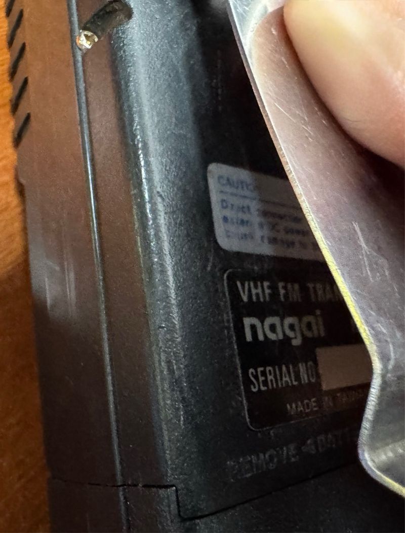 Maletín Walkies Antiguos Nagai VHF FM (2 unidades) afbeelding 6