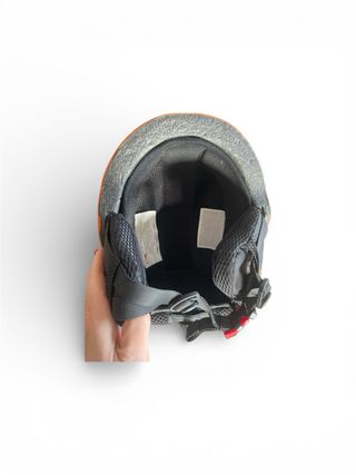 Casco de esquí naranja para niños Talla M
