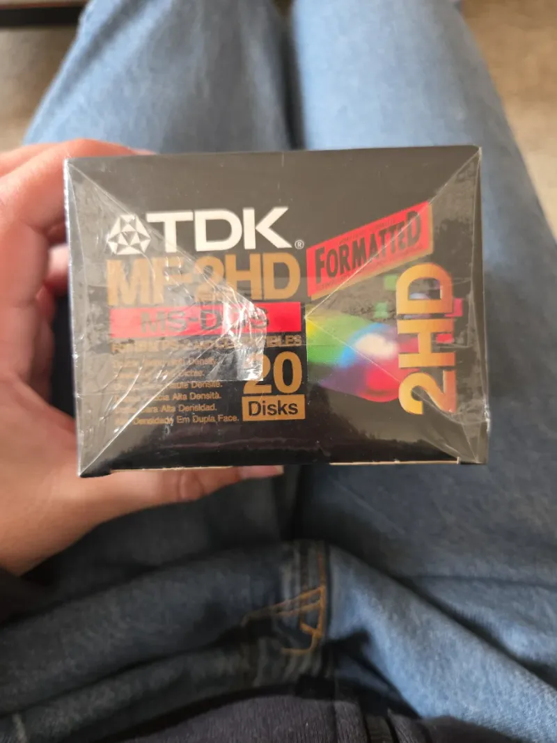 Disquetes TDK MF-2HD MS-DOS 20uds afbeelding 3